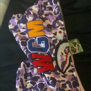 Purple Camouflage Bape Hoodie